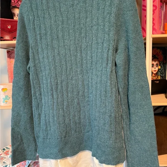 MOTH Teal Sweater ( Anthropologie) NWT size XL - Picture 5 of 8